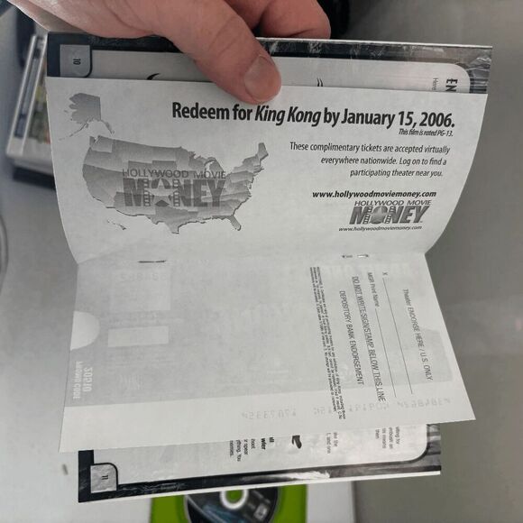 Refinished Peter Jackson's King Kong Xbox + Movie Ticket Complete - Excellen.. - Picture 6 of 8